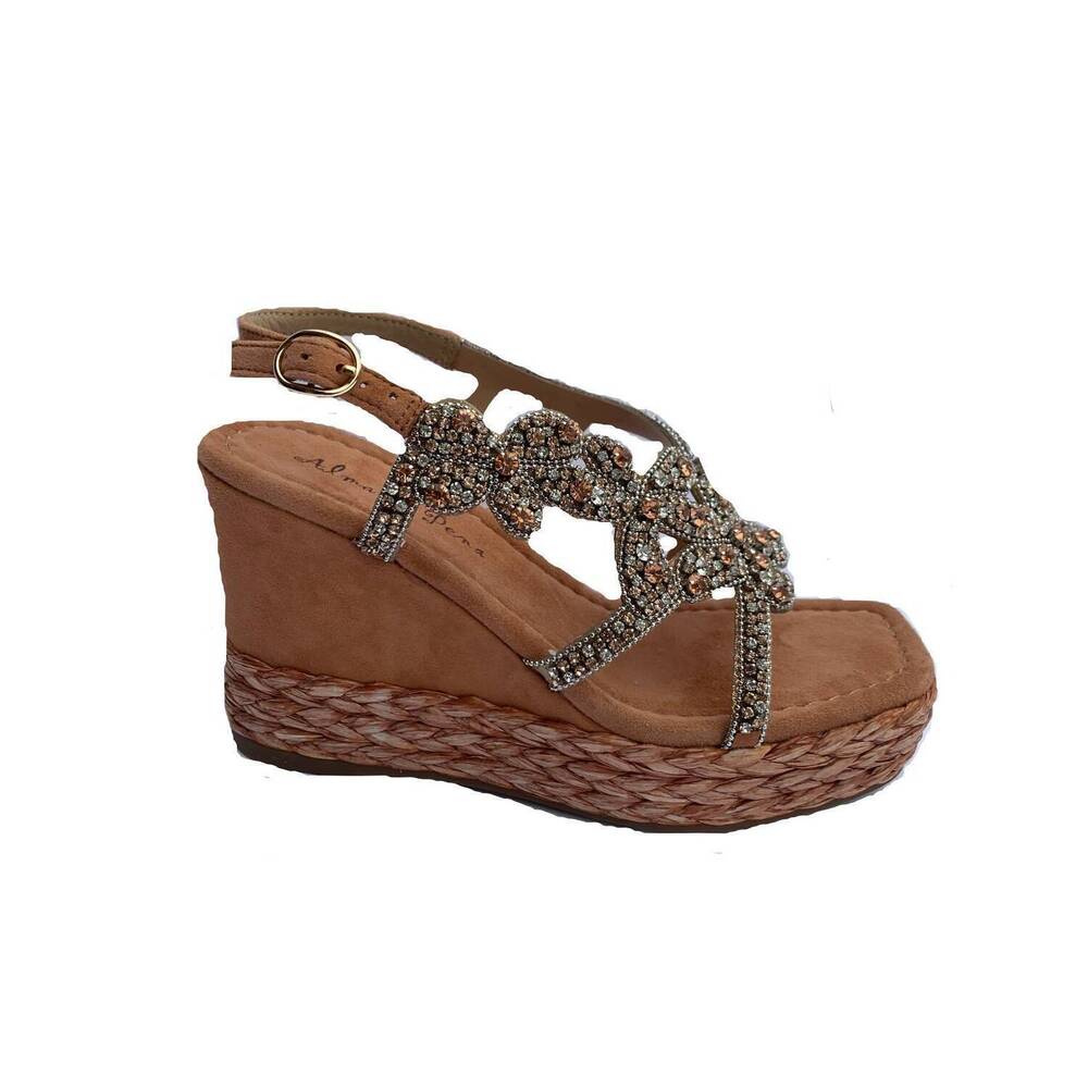NEW ALMA EN PENA women's malaquita wedge sandals in tejus